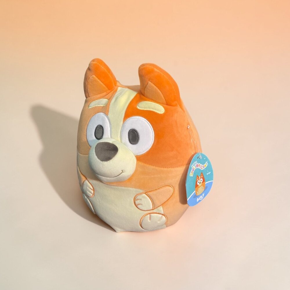 NEW Squishmallows Bingo Bluey Plush 8” w Tags Cute Kids Toy Gift